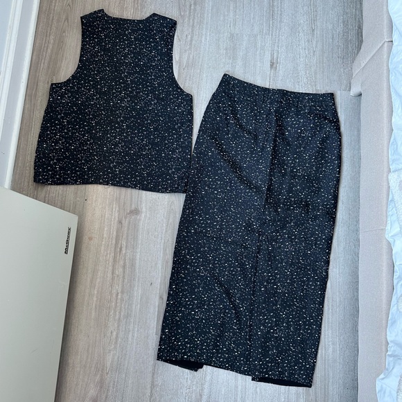 Nanushka Silk Wrap Set - Splatter Design - Picture 12 of 14